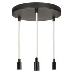 Ledvance Decor Glow Pendulum Black 28W 1400lm - 927 Extra Warm White | 400mm - Best Colour Rendering