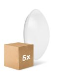 Multipack 5x Ledvance Surface Circular 400 24W 830 1920lm White IP44 | with Sensor - Warm White - Replaces 2x26W
