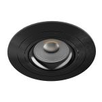 Noxion Recessed Spot Logic MR16 Tiltable Black | 92mm - Cutout 80mm - IP20 - incl. GU10 Socket 