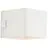 Brilliant Iseo Wall Light Plastic White 4W 300lm - 830 Warm White | IP44 - with USB