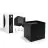 D'Lite Wall Light Elingen Aluminium Black Up & Down 2.9W 170lm - 830 Warm White | IP65 - Battery-Powered - Light Sensor