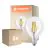 Multipack 6x Osram LED Superstar E27 Globe G95 Filament Clear 11W 1521lm - 927 Extra Warm White | Best Colour Rendering - Replaces 100W