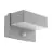 Eglo Wall Light Azzinano Steel Silver Up & Down 5W 700lm - 830 Warm White | IP44 - Motion and Light Sensor
