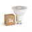 Multipack 3x Sylvania RefLED ES50 LED Spot GU10 PAR16 345lm 36D - 830 Warm White | Replaces 35W