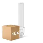 Multipack 10x Noxion Lucent PL-C LED 7.4W - 830 Warm White | 2-Pin - Replaces 26W